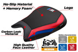 BMW M1000RR 2023-2026 Seat Cover TPZ Italia Comfort Red Blue