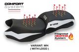BMW R1250 GS 2019-2023 Seat Cover TPZ Italia Heated White Black