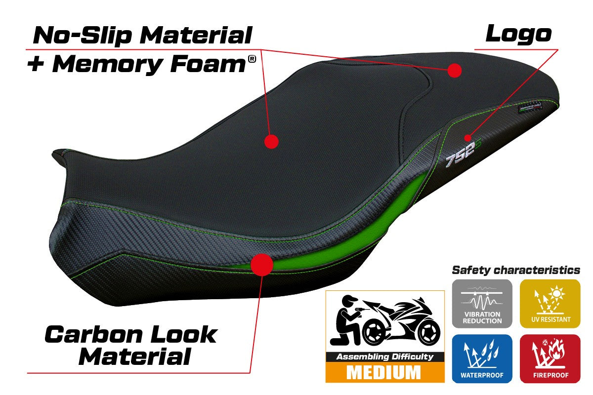 Benelli 752S 2019-2026 Seat Cover TPZ Italia Comfort Green
