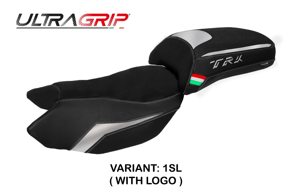 Benelli TRK 502 2017-2026 Seat Cover TPZ Italia Ultragrip Silver