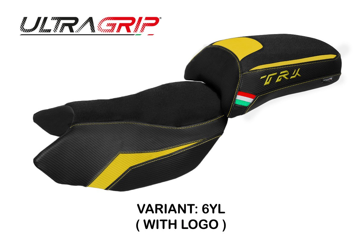 Benelli TRK 502 2017-2026 Seat Cover TPZ Italia Ultragrip Yellow