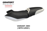 BMW R1150R 2000-2007 Seat Cover TPZ Italia Comfort White Black