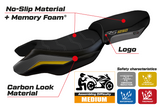 BMW R1250RS 2020-2024 Seat Cover TPZ Italia Heated Comfort Grey Yellow