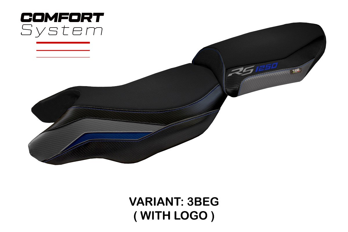 BMW R1250RS 2020-2024 Seat Cover TPZ Italia Comfort Blue Grey