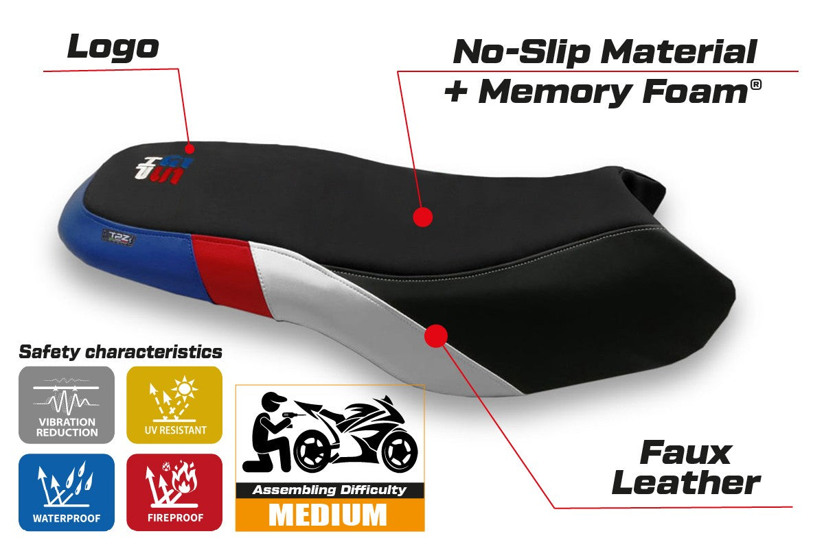 BMW R1200/1250 GS Rallye 2017-2024 Seat Cover TPZ Italia Comfort SE HP