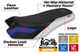 BMW R1200/1250 GS Rallye 2017-2024 Seat Cover TPZ Italia Comfort Blue White