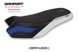 BMW R1200/1250 GS Rallye 2017-2024 Seat Cover TPZ Italia Comfort Blue White