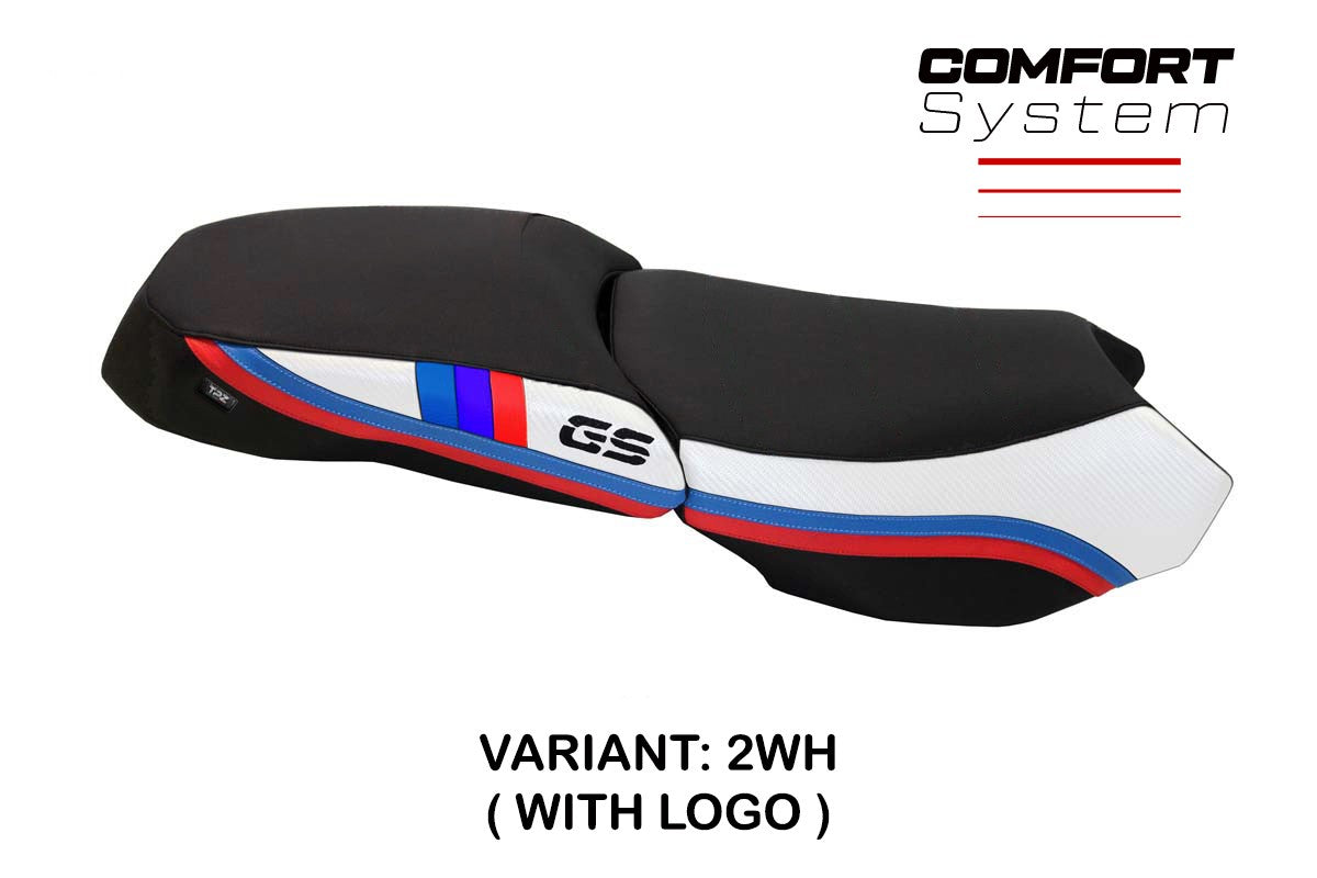 BMW R1200GS ADV 2013-2018 Seat Cover TPZ Italia White SE