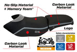 BMW R1200GS ADV 2006-2012 Seat Cover TPZ Italia Comfort Silver Black