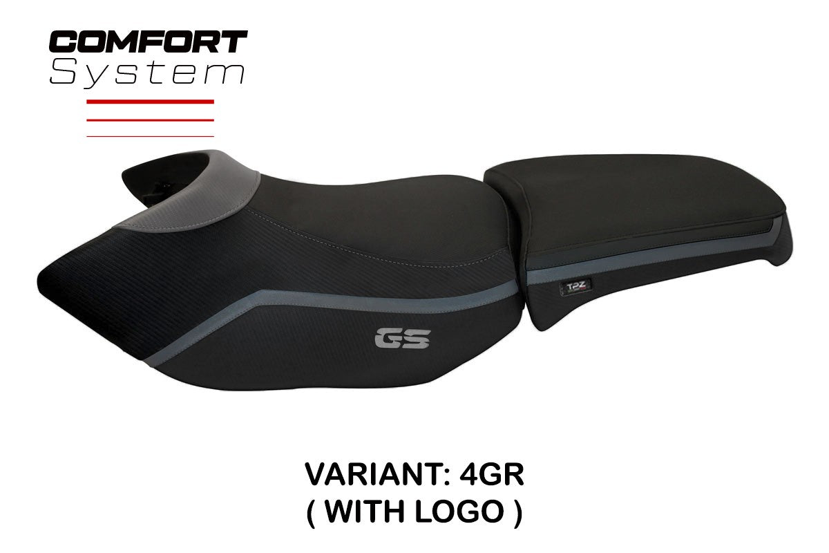 BMW R1200GS ADV 2006-2012 Seat Cover TPZ Italia Comfort Grey Black