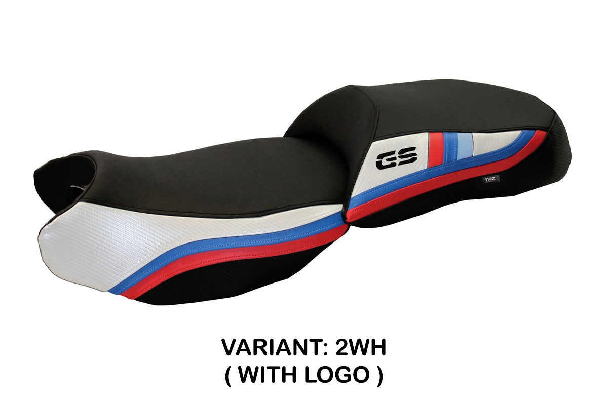 BMW R1200GS 2013-2018 Seat Cover TPZ Italia White Black SE