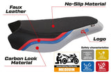 BMW R1200/1250 GS Rallye 2017-2024 Seat Cover TPZ Italia Silver
