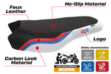 BMW R1200/1250 GS Rallye 2017-2024 Seat Cover TPZ Italia White