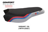 BMW R1200/1250 GS Rallye 2017-2024 Seat Cover TPZ Italia Comfort Silver