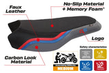 BMW R1200/1250 GS Rallye 2017-2024 Seat Cover TPZ Italia Comfort Grey