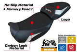 CF MOTO 650 GT 2021-2026 Seat Cover TPZ Italia Comfort White