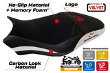 Ducati Monster 821 1200 2017-2020 Seat Cover TPZ Italia Velvet Comfort White