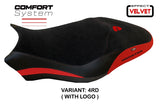 Ducati Monster 821 1200 2017-2020 Seat Cover TPZ Italia Velvet Comfort Red