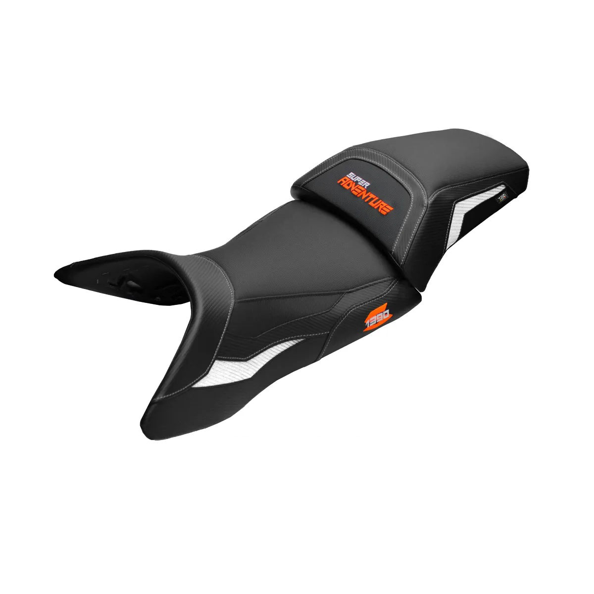 KTM 1390 Super Adventure S 2025-2026 Seat Cover TPZ Italia Comfort White Black