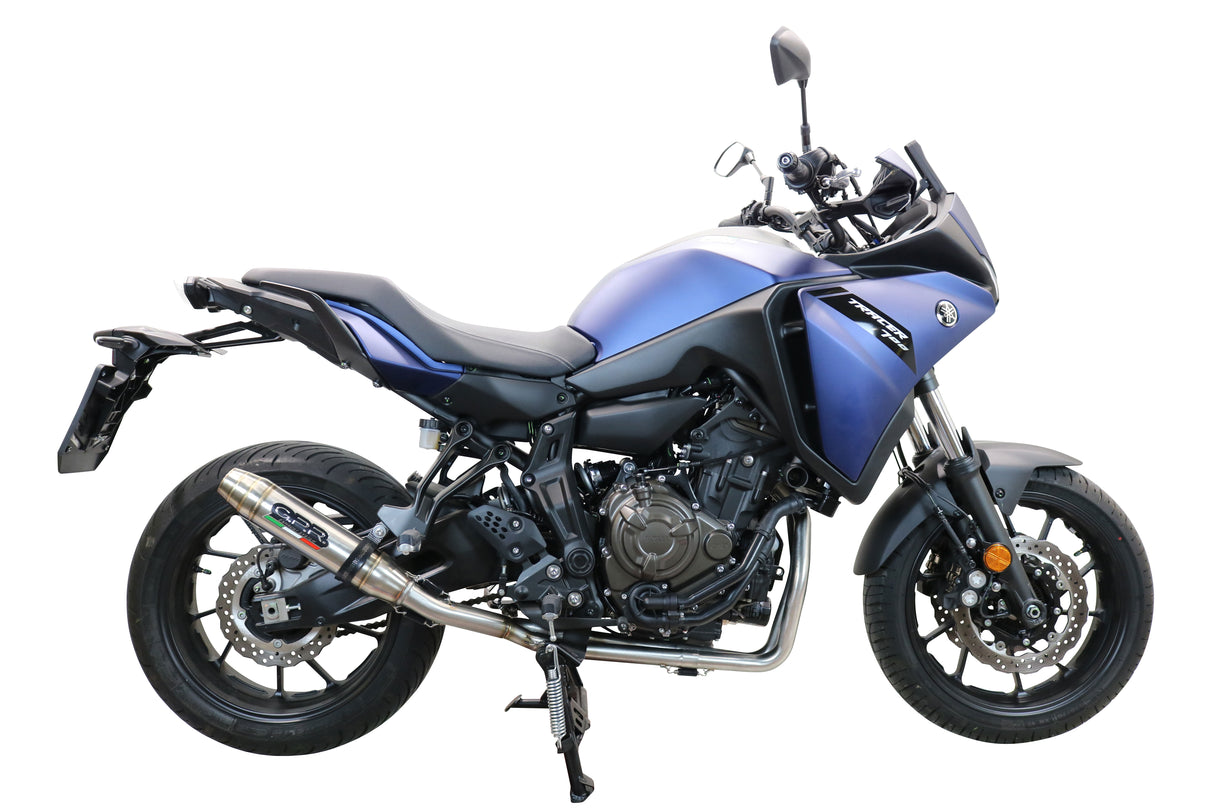 Yamaha Tracer 700 GT 2019-2020 Exhaust GPR Full System Deeptone Inox