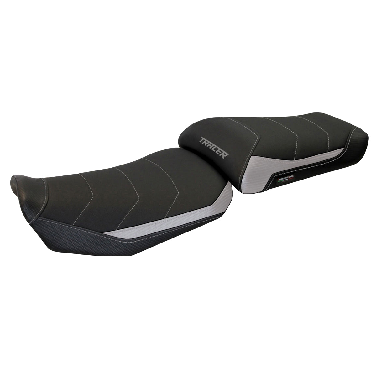 Yamaha Tracer 900 2015-2017 Seat Cover Tappezzeria Italia TPZ Comfort in Silver and Black