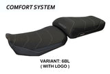 Yamaha Tracer 900 2015-2017 Seat Cover Tappezzeria Italia TPZ Comfort in Black