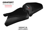 Funda de asiento Yamaha FZ6R 2009-2017 Tappezzeria Italia TPZ Comfort en negro