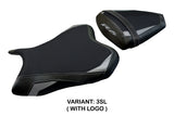 Yamaha YZF R6 2006-2007 Seat Cover Tappezzeria Italia TPZ in Silver and Black