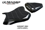 Yamaha YZF R6 2006-2007 Seat Cover Tappezzeria Italia TPZ Ultragrip in White and Black