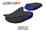 Funda de asiento Yamaha MT-07 FZ07 2025 Tappezzeria Italia TPZ Ultragrip Azul Negro