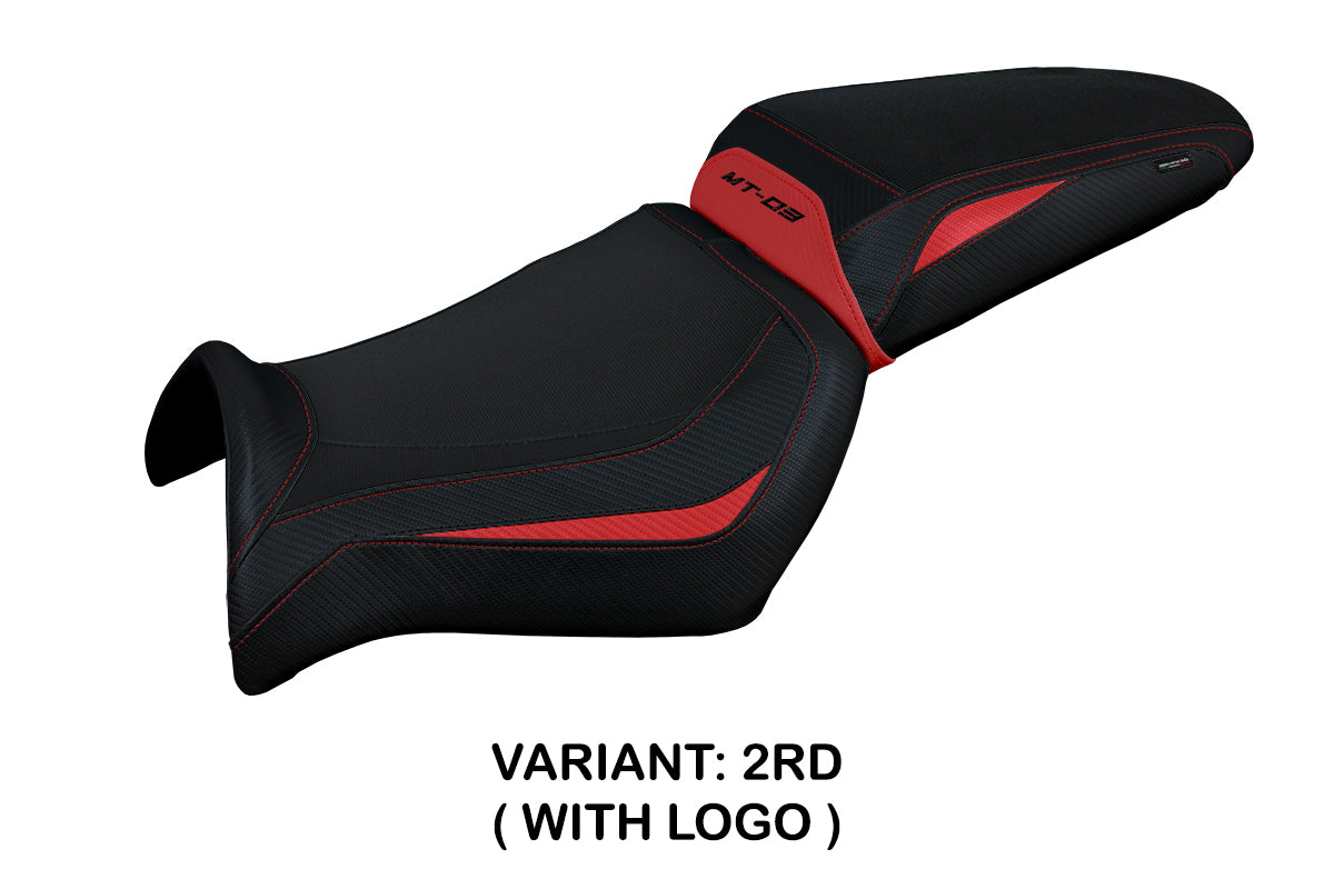 Yamaha MT-03 FZ03 2006-2014 Seat Cover Tappezzeria Italia TPZ in Red