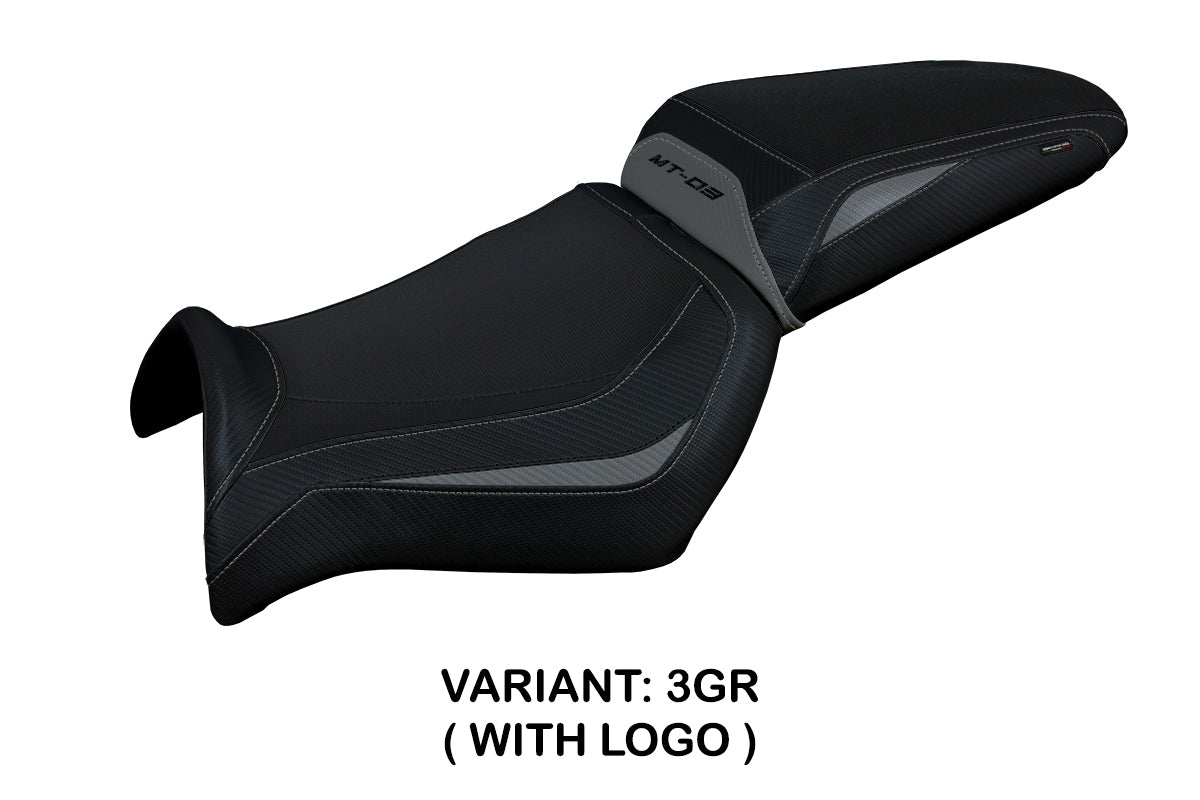 Funda de asiento Yamaha MT-03 FZ03 2006-2014 Tappezzeria Italia TPZ en gris