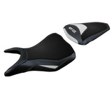 Funda de asiento Yamaha MT-03 FZ03 2020-2024 Tappezzeria Italia TPZ Comfort en blanco y negro