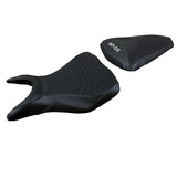 Funda de asiento Yamaha MT-03 FZ03 2020-2024 Tappezzeria Italia TPZ Ultragrip en negro