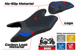 Yamaha YZF R125 2019-2023 Seat Cover Tappezzeria Italia TPZ in Blue