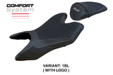 Funda de asiento Yamaha YZF R125 2019-2023 Tappezzeria Italia TPZ Comfort en negro