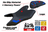 Funda de asiento Yamaha YZF R125 2019-2023 Tappezzeria Italia TPZ Comfort en azul