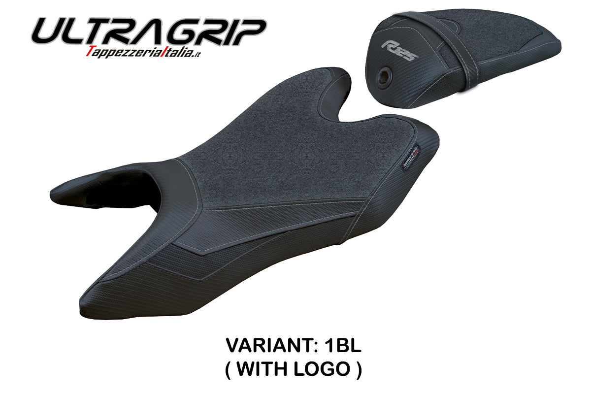 Funda de asiento Yamaha YZF R125 2019-2023 Tappezzeria Italia TPZ Ultragrip en negro