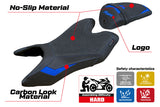 Funda de asiento Yamaha YZF R125 2019-2023 Tappezzeria Italia TPZ Ultragrip en azul