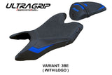 Funda de asiento Yamaha YZF R125 2019-2023 Tappezzeria Italia TPZ Ultragrip en azul