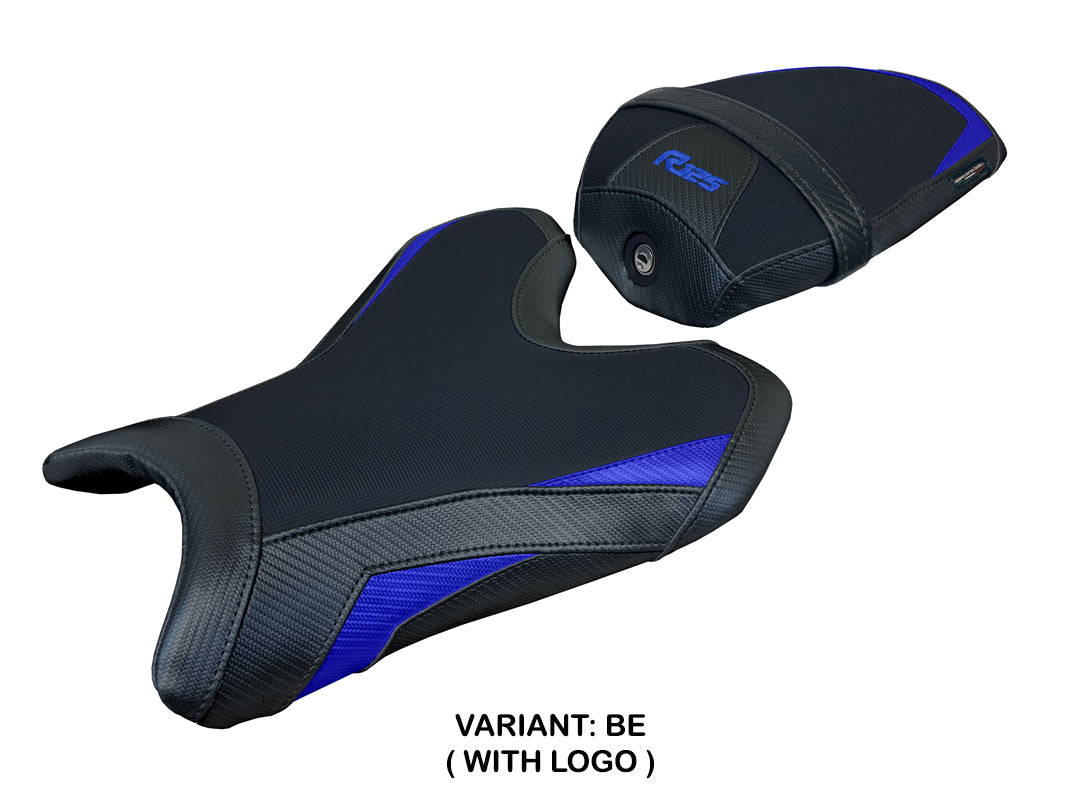 Yamaha R125 2024 Seat Cover Tappezzeria Blue Black