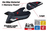 Funda de asiento Yamaha YZF R125 2016-2018 Tappezzeria Italia TPZ Comfort en negro