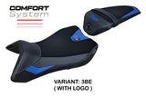 Yamaha YZF R125 2016-2018 Seat Cover Tappezzeria Italia TPZ Comfort in Blue and Black