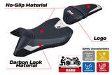 Yamaha YZF R125 2016-2018 Seat Cover Tappezzeria Italia TPZ Ultragrip in White and Black