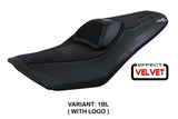 Funda de asiento para Yamaha T-Max 560 2022-2025 Tappezzeria Italia TPZ en negro