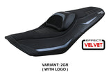 Yamaha T-Max 560 2022-2025 Seat Cover Tappezzeria Italia TPZ in Grey and Black