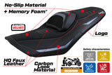 Funda de asiento Yamaha T-Max 560 2022-2025 Tappezzeria Italia TPZ Comfort en gris y negro