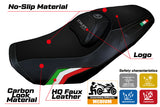 Yamaha T-Max 560 2022-2026 Seat Cover TPZ Italia Tricolor Black