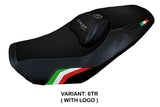 Yamaha T-Max 560 2022-2026 Seat Cover TPZ Italia Tricolor Black