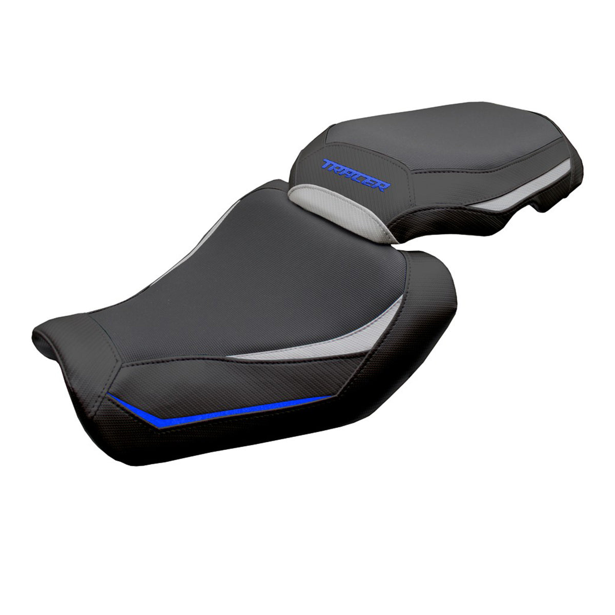 Funda de asiento Yamaha Tracer 9 / 9 GT 2025 Tappezzeria Italia TPZ Plata Azul Negro
